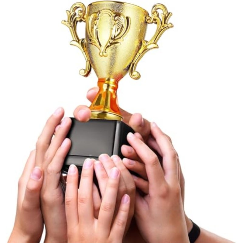 Gold Trophy Cup Award for Sports Competitions Classroom Rewards Recognition - Image 4