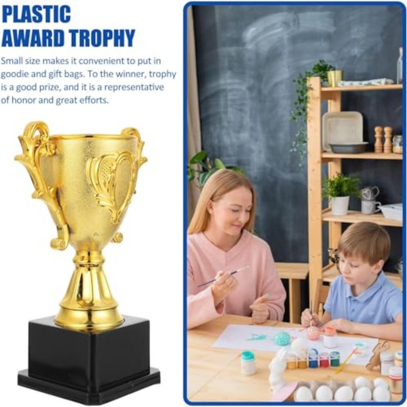 Gold Trophy Cup Award for Sports Competitions Classroom Rewards Recognition - Image 5