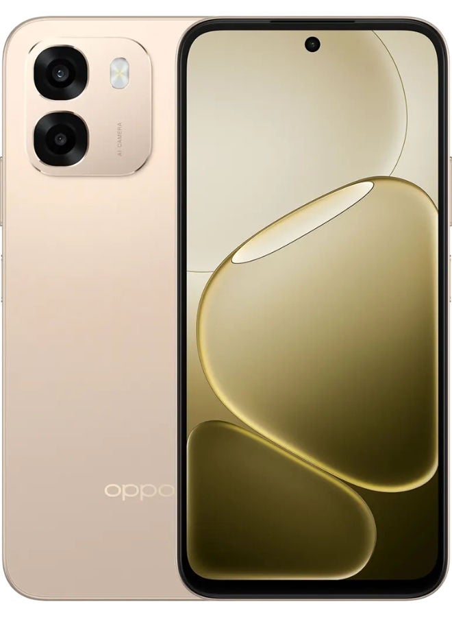 OPPO A6 5G Dual SIM Gold 8GB RAM 256GB - Middle East Version - Image 1