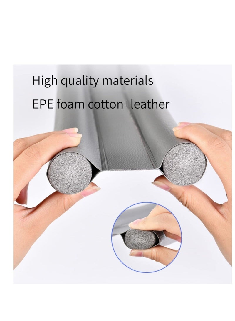 نيبمينينت Door Draft Stopper, 1 Pcs Under Draught Excluder, Noise Blocker Prevent Bugs Coming Excluder for Bottom of Keeping Warm - Image 3