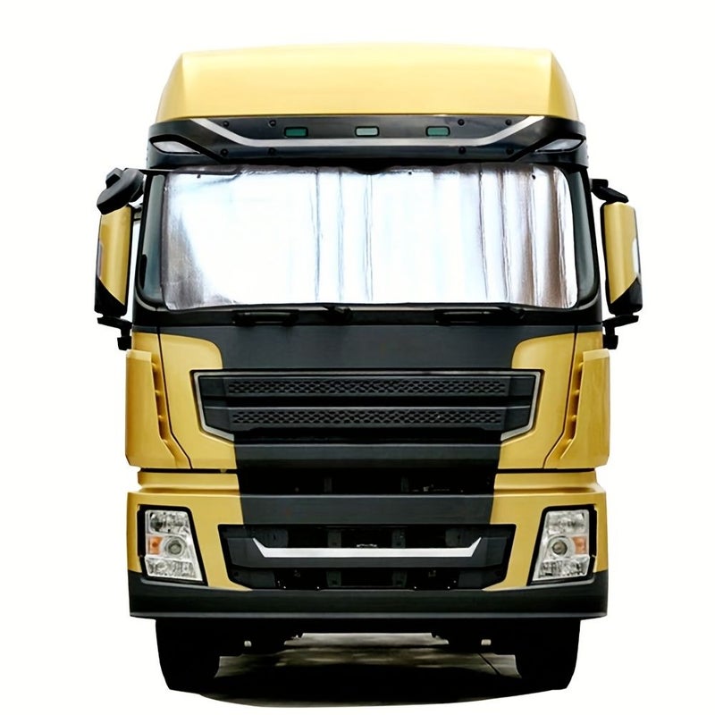 Truck Sunshade 230x80cm Single Sided Front Windshield Sunscreen for Large Vehicles - Image 1