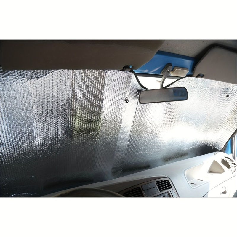 Truck Sunshade 230x80cm Single Sided Front Windshield Sunscreen for Large Vehicles - Image 2