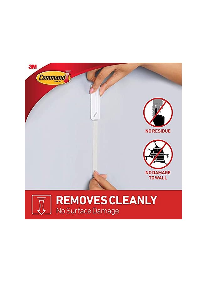 Command 17041 Wire backed picture Hanger, holds up 2.2 Kg, white color, Decorate Damage-Free, 1 hanger and 2 strips/pack - Image 4