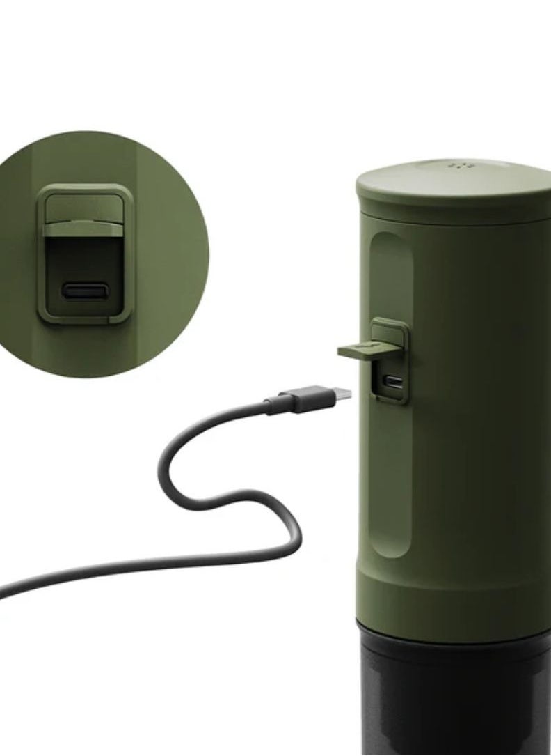 Outin - Outin Nano Portable Espresso Machine- Forest Green - Image 1