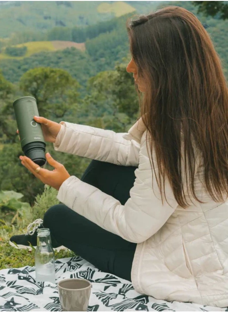 Outin - Outin Nano Portable Espresso Machine- Forest Green - Image 1