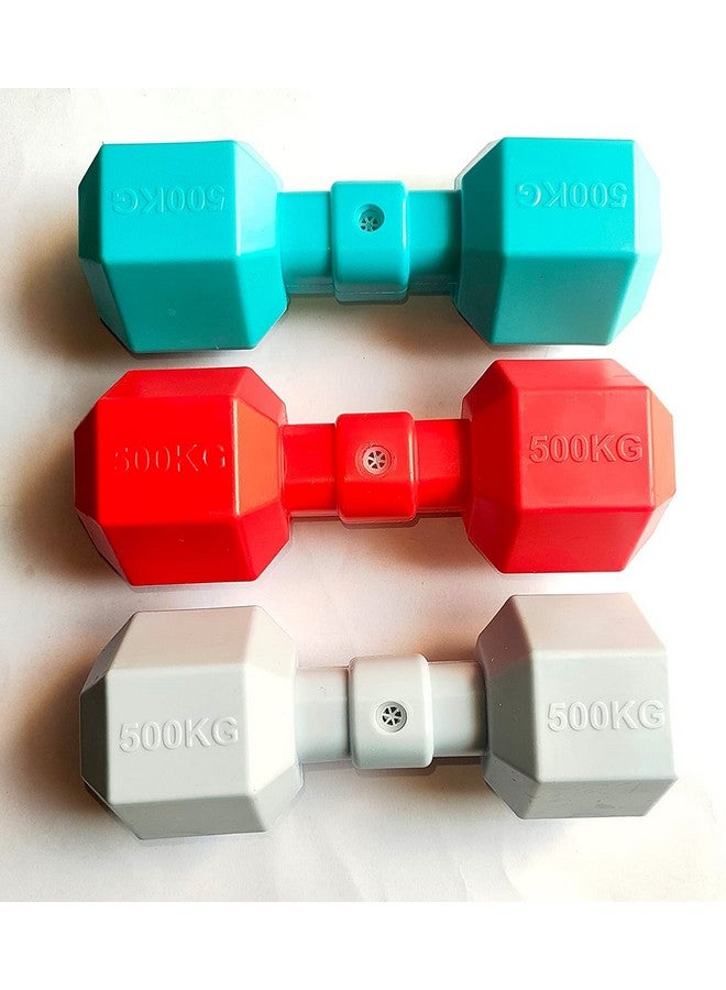 لعبة الدمبل المطاطية القوية جدًا للكلاب | لعبة مضغ تفاعلية تصدر صوتًا صريرًا | ألعاب الدمبل للكلاب والحيوانات الأليفة (قد يختلف اللون) - Image 2