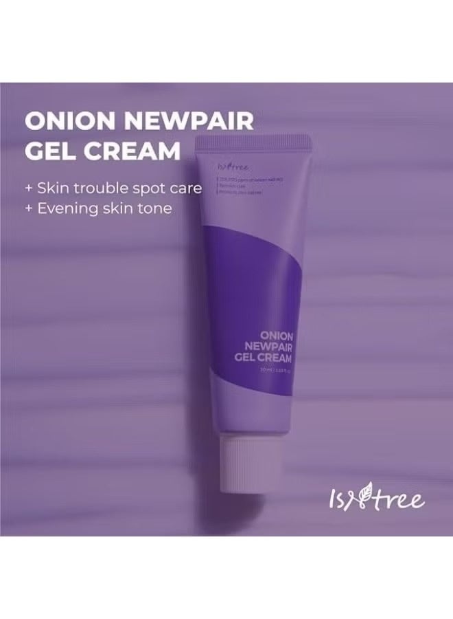 ISNTREE Onion Newpair Gel Cream 50ml 1.69 fl.oz to care acne scars and hyperpigmentation - Image 2