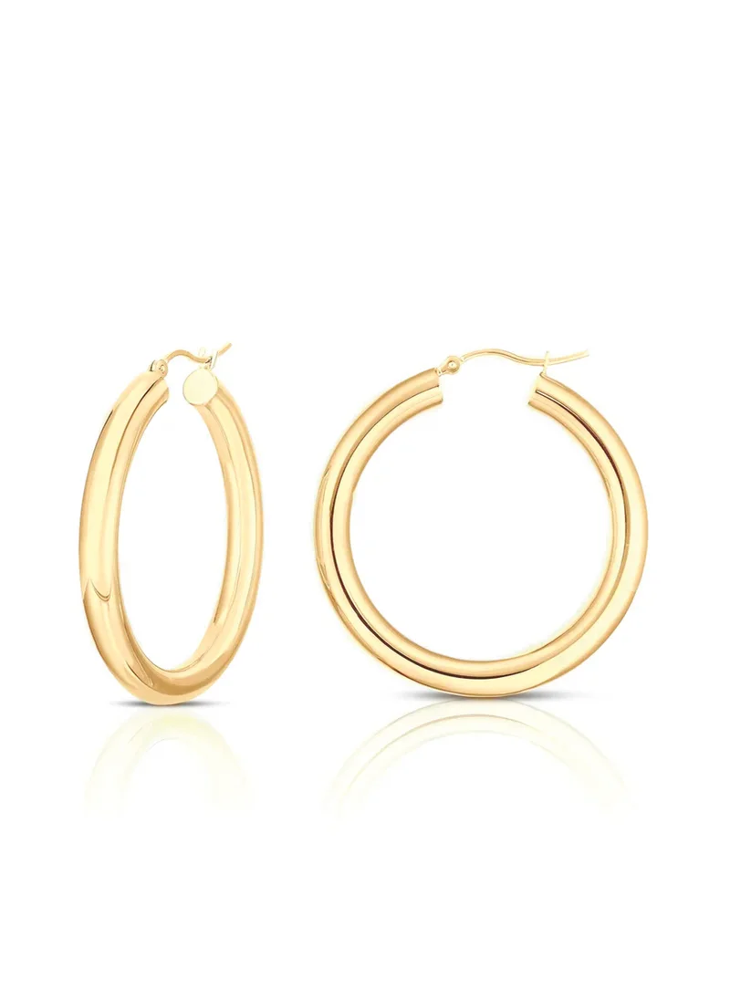 ليو جو Liu Jo Gold Hoops - LJ2376