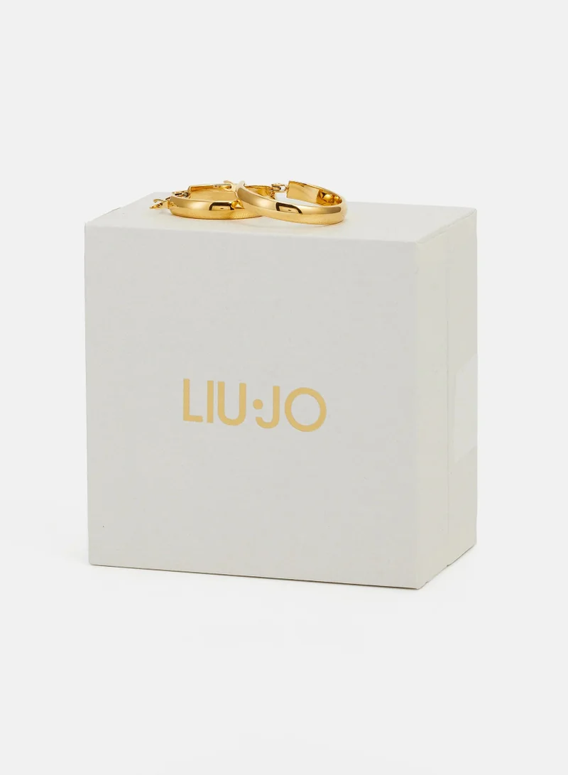 Liu Jo  Liu Jo Gold Hoops - LJ2376 for Women | Best Price UAE