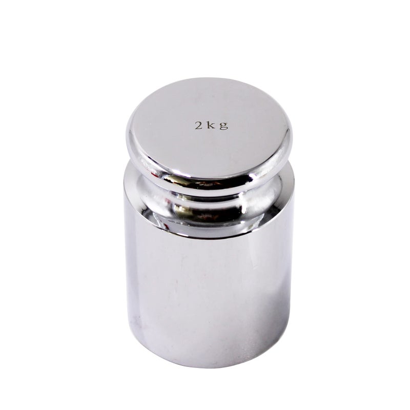 HFSR Calibration Weight 2000 Gram M2 Class Chrome Scale Balance Calibration Weight for Digital Scale Pocket Scale 2KG