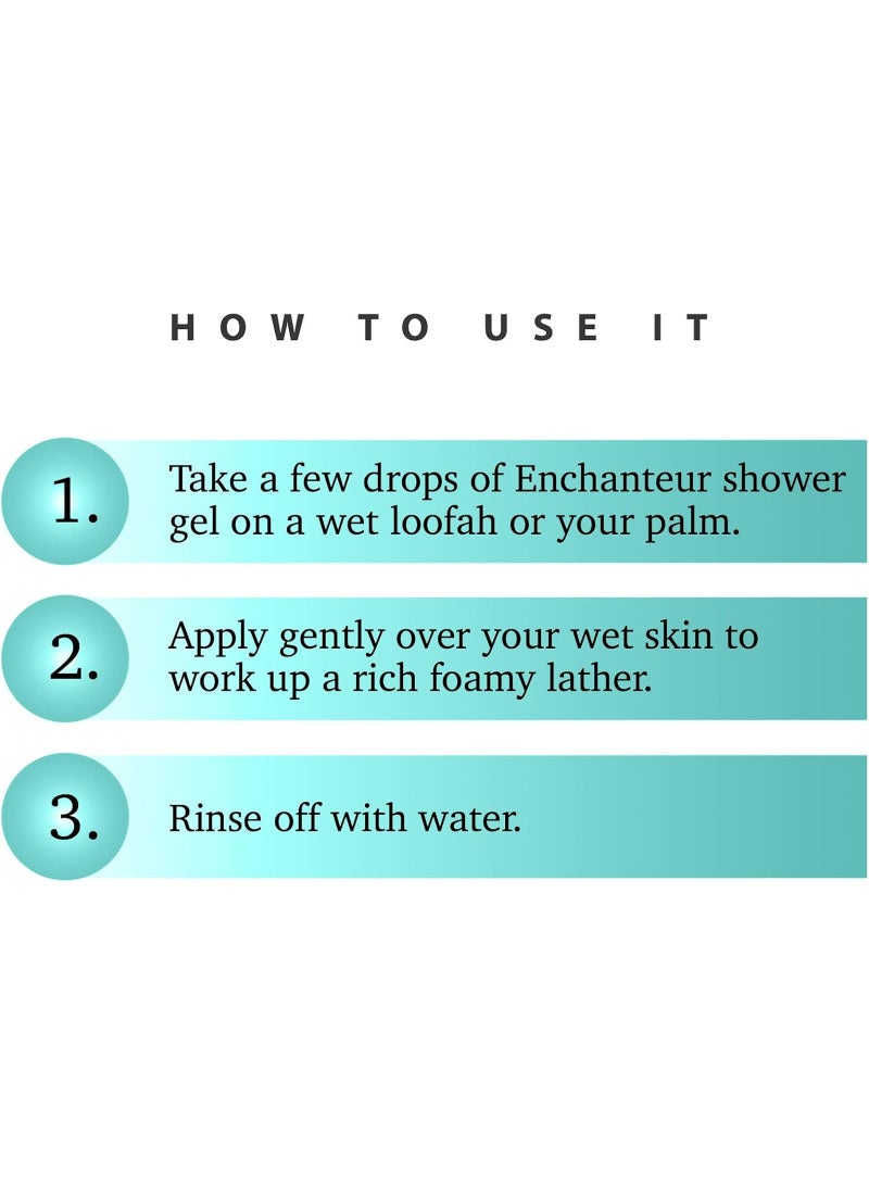 Enchanteur Perfumed Shower Gel 550ml - Image 5