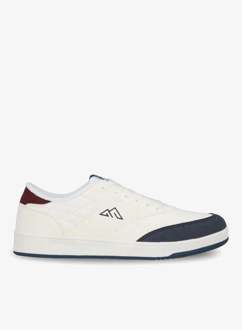 Men Colourblock Lace-Up Ankle Sneakers