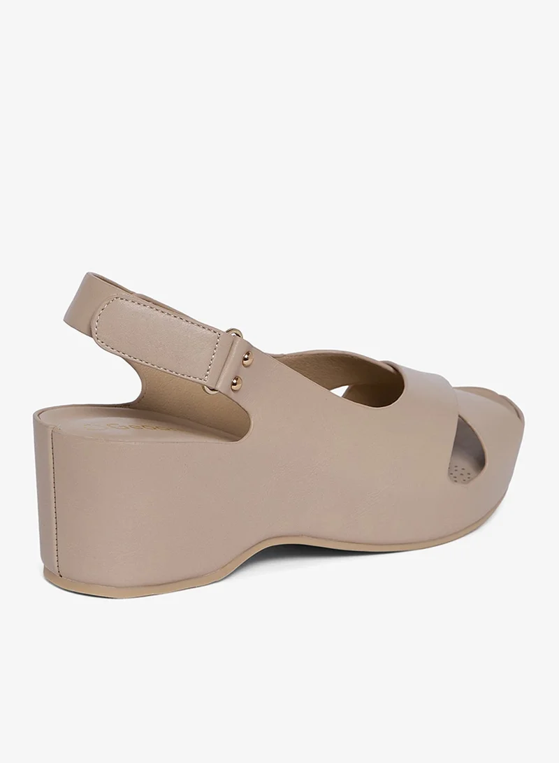 Geoomnii BEIGE Geoomnii Comfort Slide Sandals for Women – Cushioned Slip-On Casual Sandals for Daily Wear, Home, Travel & Walking for Women | Best Price UAE