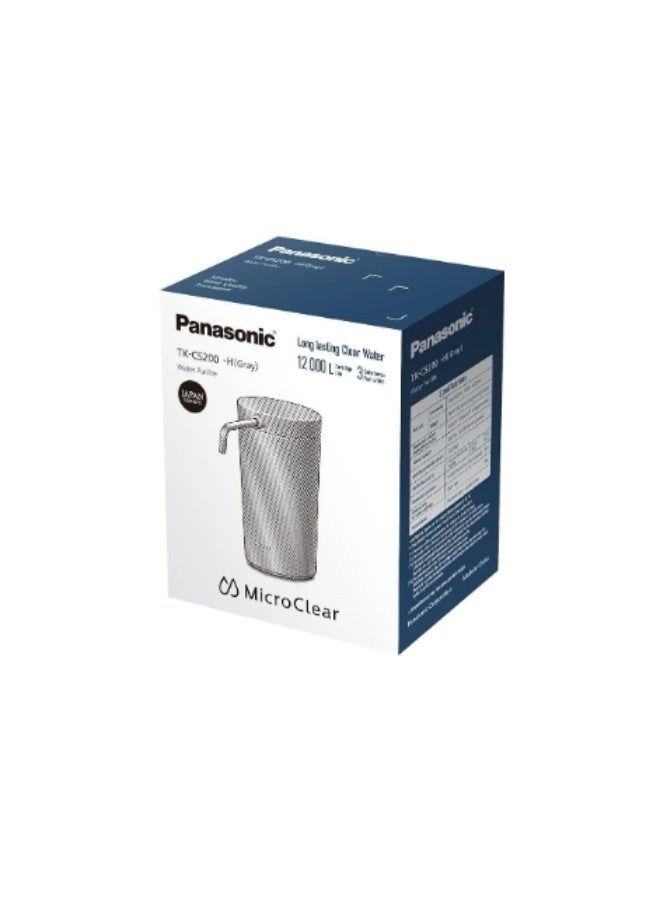 Panasonic Micro Clear Water Purifier, 12000 Liters, Grey - TK-CS200 - Image 2