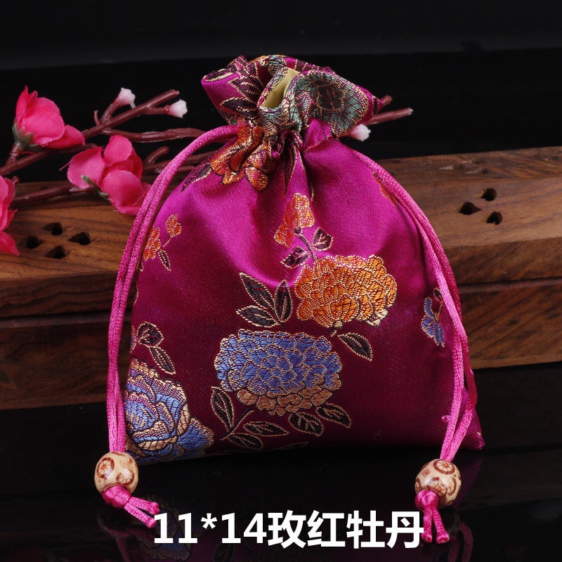 Osmanthus Sachet Sachet Pendant Antique Chinese Brocade High-Grade Sachet Empty Bag Bag Bag 11*14 - Image 1