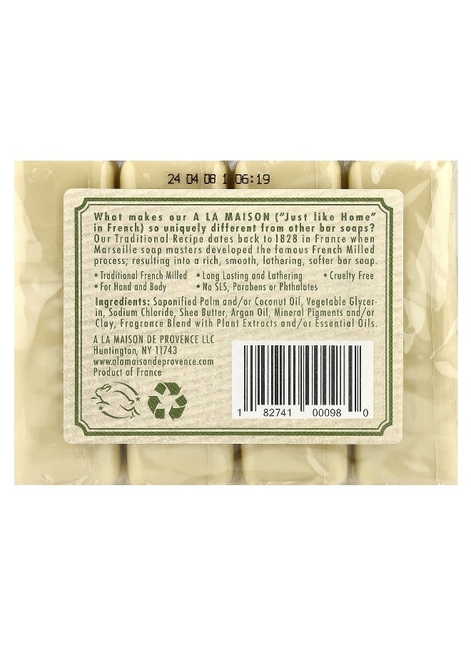 A La Maison De Provence A La Maison de Provence, Hand & Body Bar Soap, Rosemary Mint, 4 Bars, 3.5 oz (100 g) Each  - Image 2