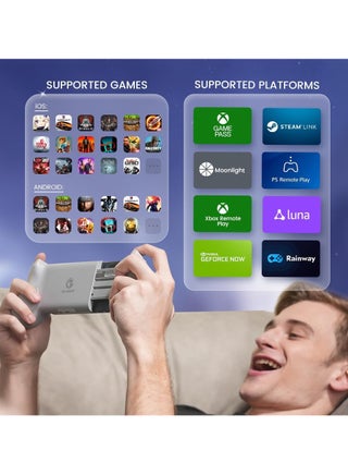 G8 Galileo Type-C Mobile Gaming Controller for Android & iPhone 15 Series (USB-C), Plug and Play Gamepad with Hall Effect Joysticks/Hall Trigger, 3.5mm Audio Jack - view 3