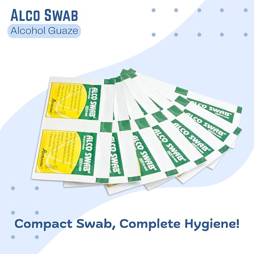 Romsons Alco Swab Alcohol Guaze Antiseptic Prep sterile for disinfect cuts and scrapes (500 Pieces) - Image 5
