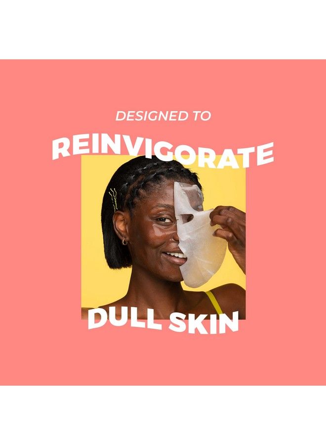 Vitamasques Pineapple Face Sheet Mask Boost Skins Natural & Dewy Glow With Vitamin C Hyaluronic Acid And Pineapple Extracts Natural & Biodegradable Vegan Free From Parabens & Gluten - Image 4