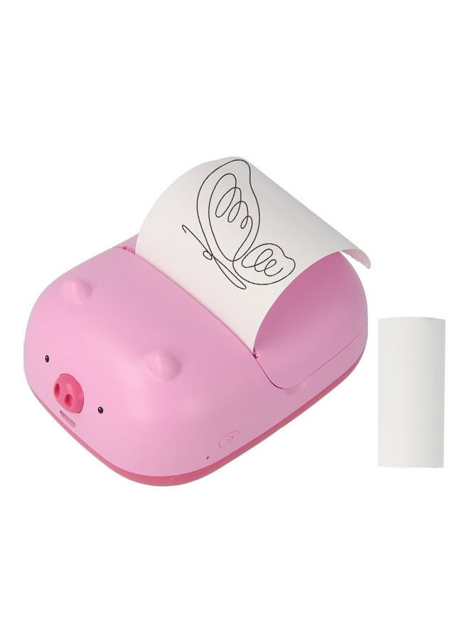 NIBEMINENT Portable Thermal Printer Pink  - Image 1