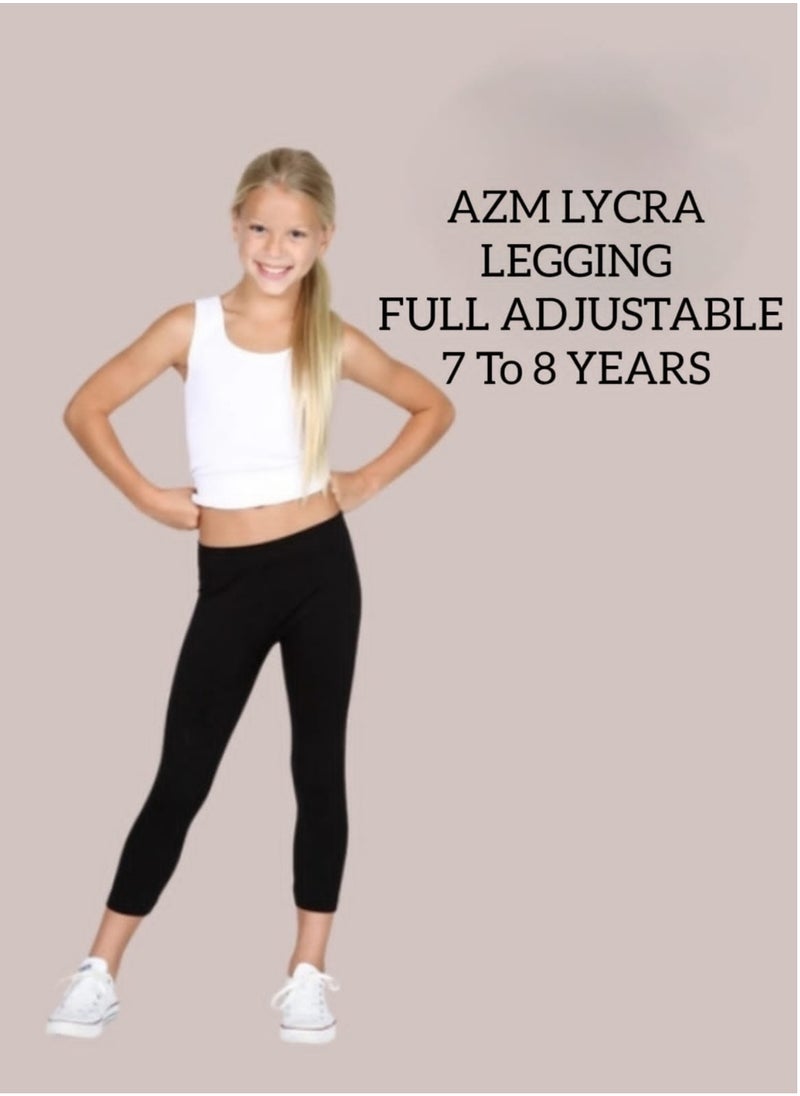 AZM Super Soft Lycra Leggings - 7/8 Years old 