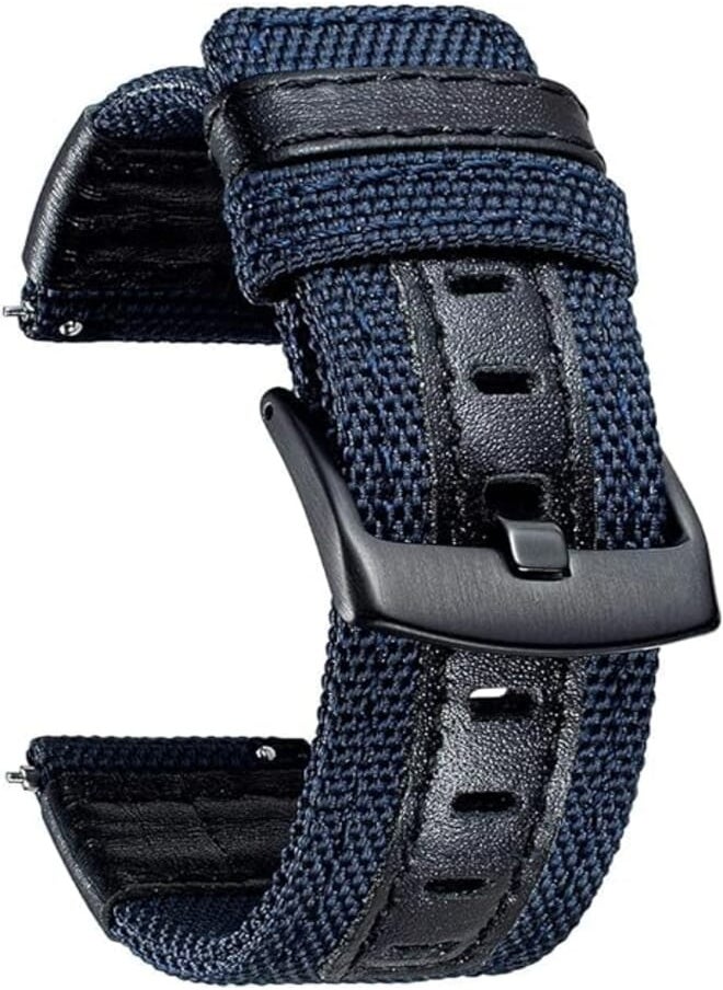 Next Next store Compatible with Samsung Galaxy Watch 4 Bands, 20mm Nylon Quick Release Replacement Strap with Metal Buckle for Samsung Galaxy Watch 5/Watch 5 Pro/Watch 3 41mm/Active 2 