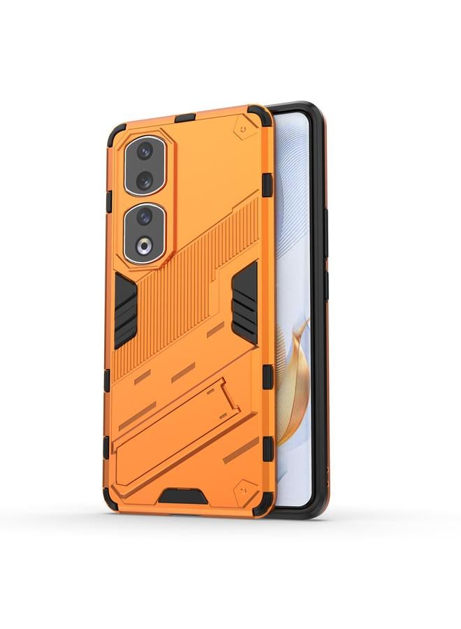 جرين تايجر جراب لهاتف Honor 90 Pro Punk Armor PC + جراب هاتف TPU مع حامل - Image 1