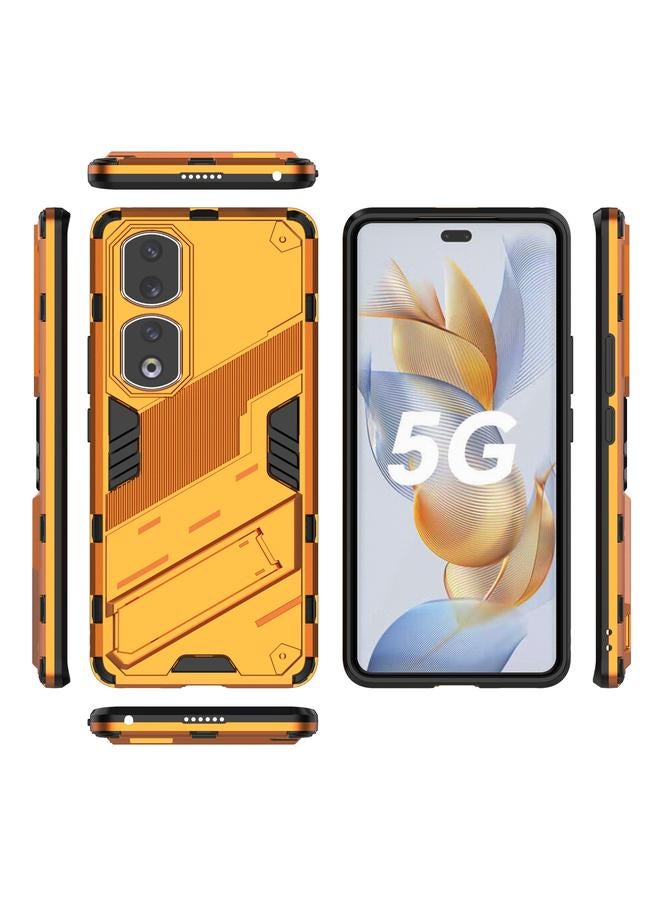 جرين تايجر جراب لهاتف Honor 90 Pro Punk Armor PC + جراب هاتف TPU مع حامل - Image 3