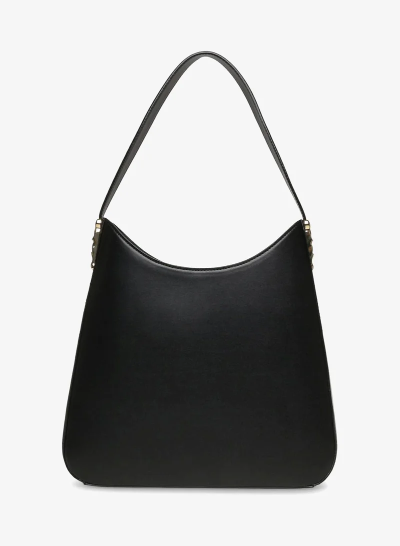 STEVE MADDEN Steve madden maxeem women's black/gold tote bag