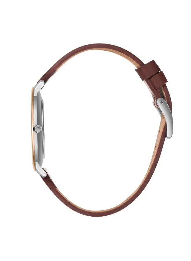 BEVERLY HILLS POLO CLUB BEVERLY HILLS POLO CLUB BP3722X.462 Men Analog Display Watch & Leather Strap Brown