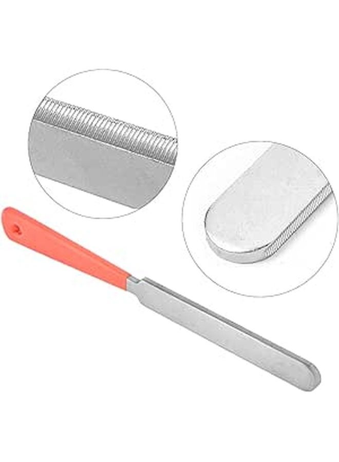 Stainless Steel Guitar Fret File Grinding Tool Kit with Ultra Slim Gasket for Polishing and Maintenance - Image 1