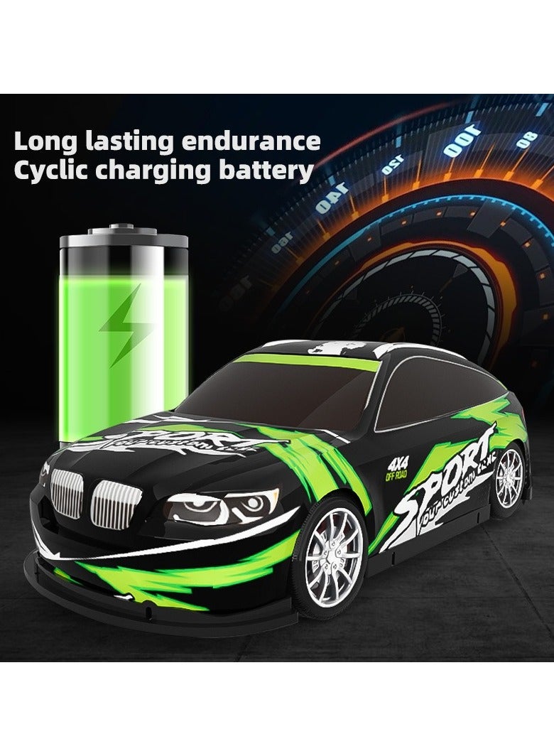 Z Create Design 1/16 Remote Control Racing Drift Car 2.4G Electric Vehicle Model with Light Fall and Collision Resistant Children's Toy Kid Gift - Image 3