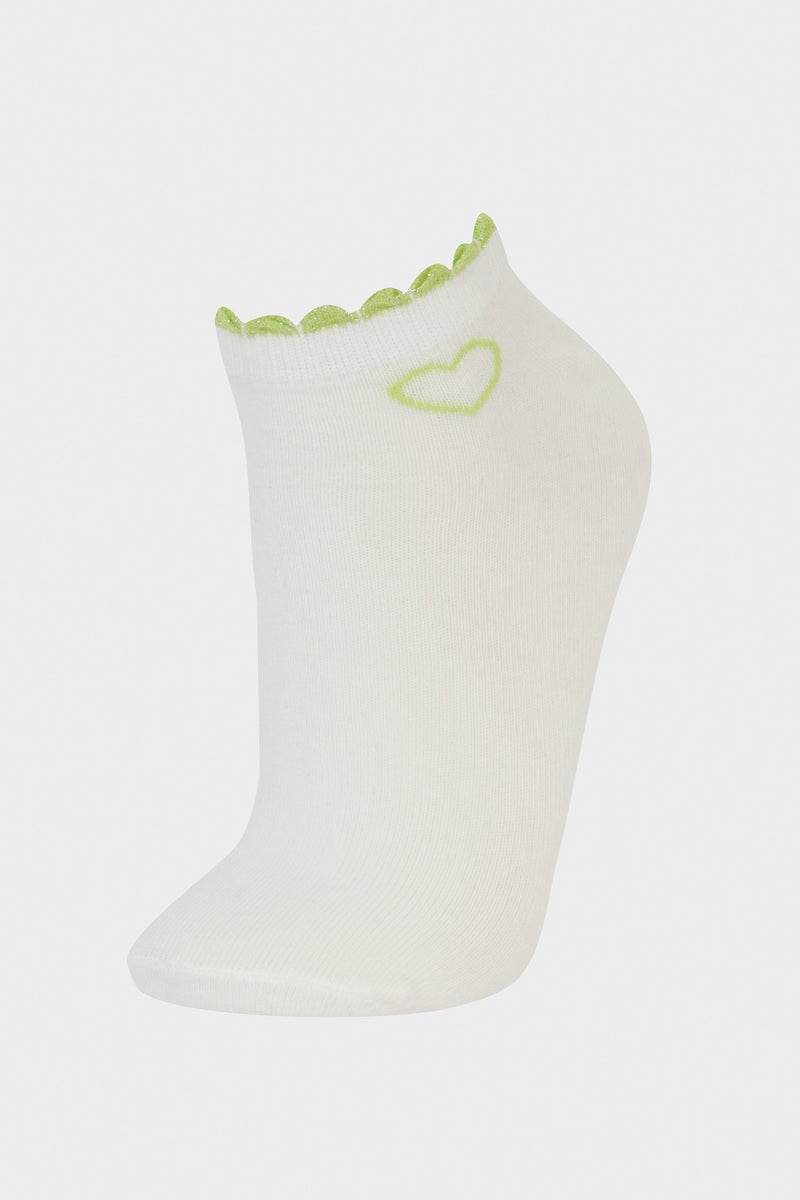 DeFacto White Woman 3 piece Short Socks Casual - Image 2