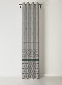 Abstract Art Printed Shatta Curtain Code-222 Single Side Rings