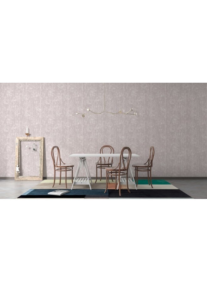 Home Gallery White Paper Background With Abstract Wavy  Fabric Wallpaper Covers An Area ​​Up To 4.2Mx3M With Adhesive  And Smoothing Tool - Image 4
