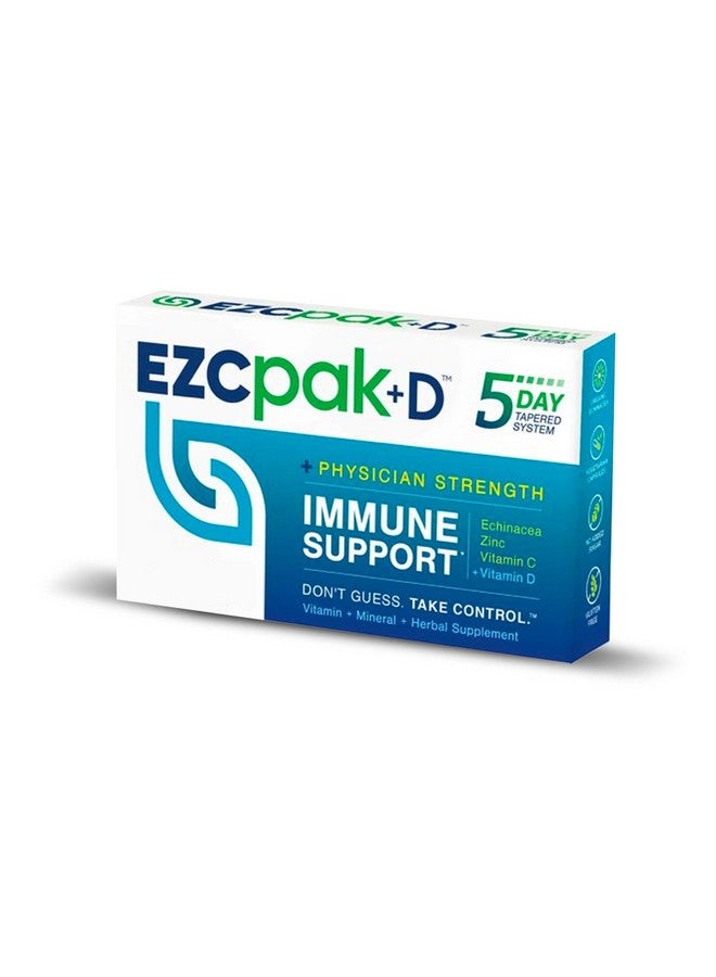 EZC Pak +D 5 Day Immune System Booster With Echinacea Vitamin C Vitamin D and Zinc for Resource Supporting System - Image 2