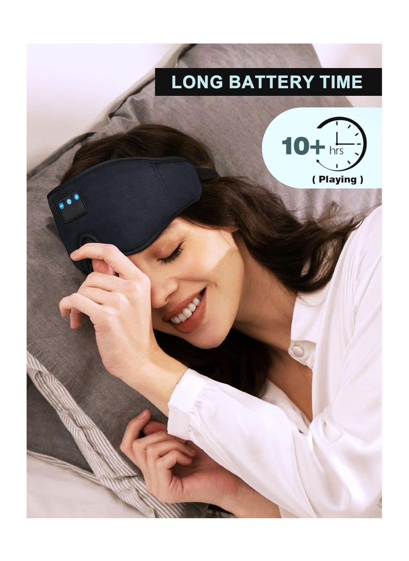 COOLBABY Sleep Headphones  3D Sleep Mask Bluetooth 5.0 Wireless Music Eye Mask Sleep Headphones with Ultra-Thin Stereo Speakers