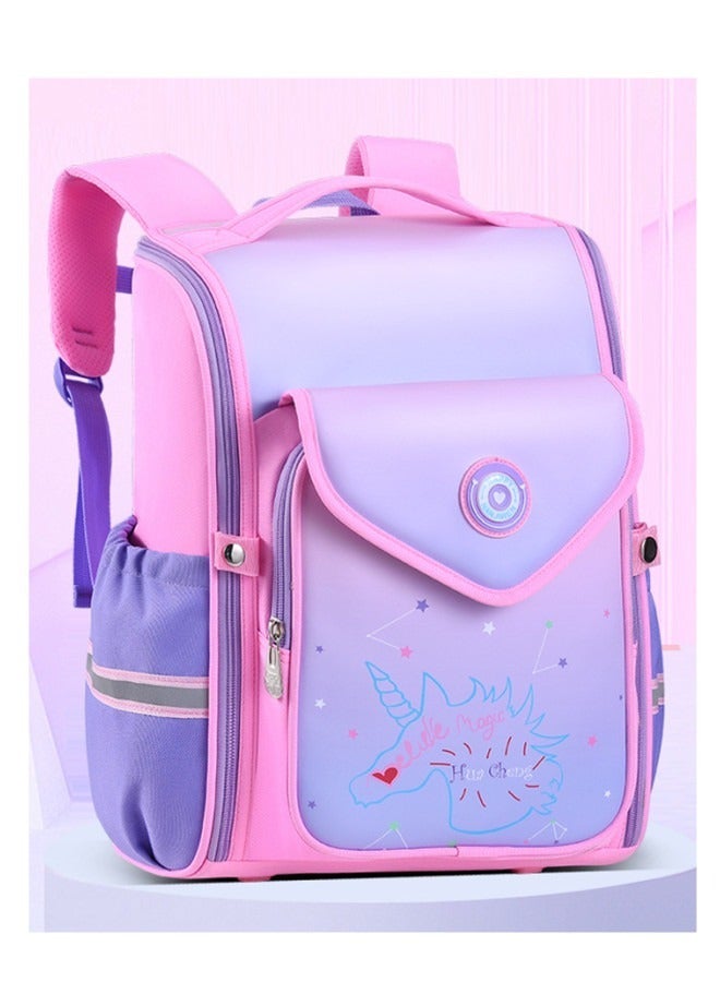 MIXDE School Bookbag Durable Multi Compartment Preschool Primary Backpack for Boys Girls 