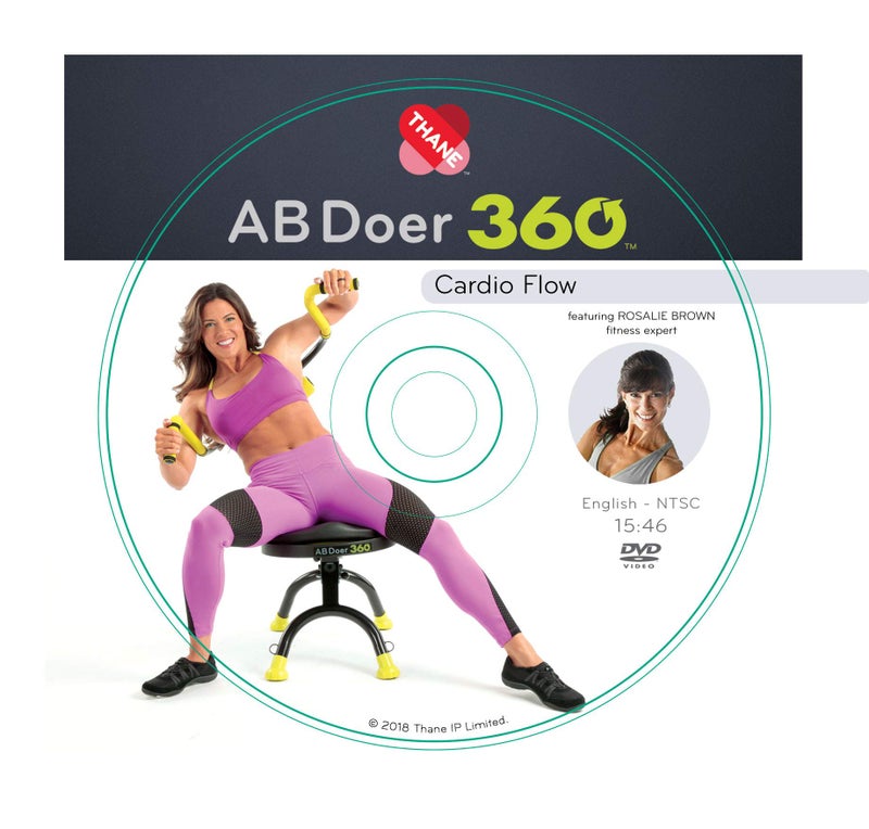AB Doer 360 ملحقات نظام اللياقة البدنية AB Doer 360 (مجموعة من 3 أقراص DVD للتمارين) - Image 1