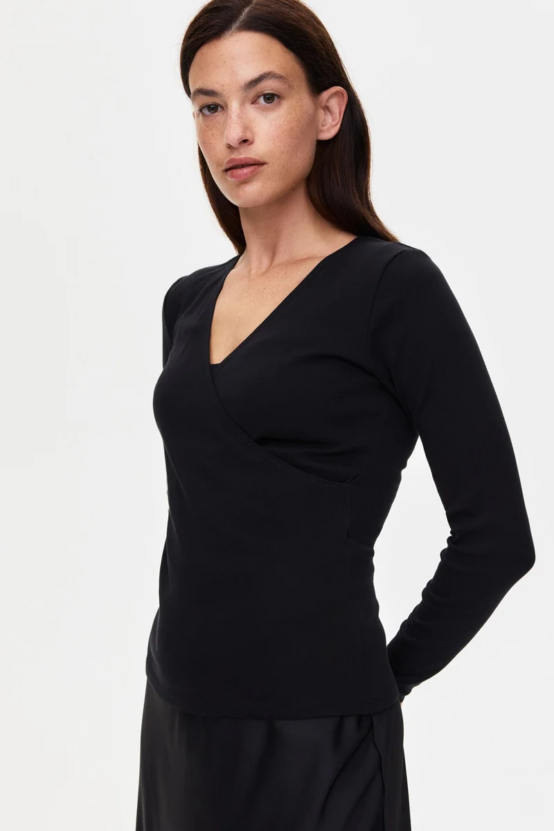 H&M MAMA Ribbed nursing top