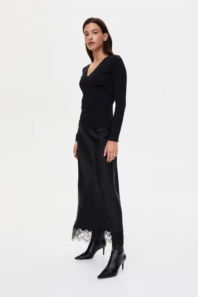 H&M MAMA Ribbed nursing top