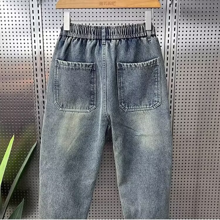 Unisex Casual Daily Denim Jeans - Image 4