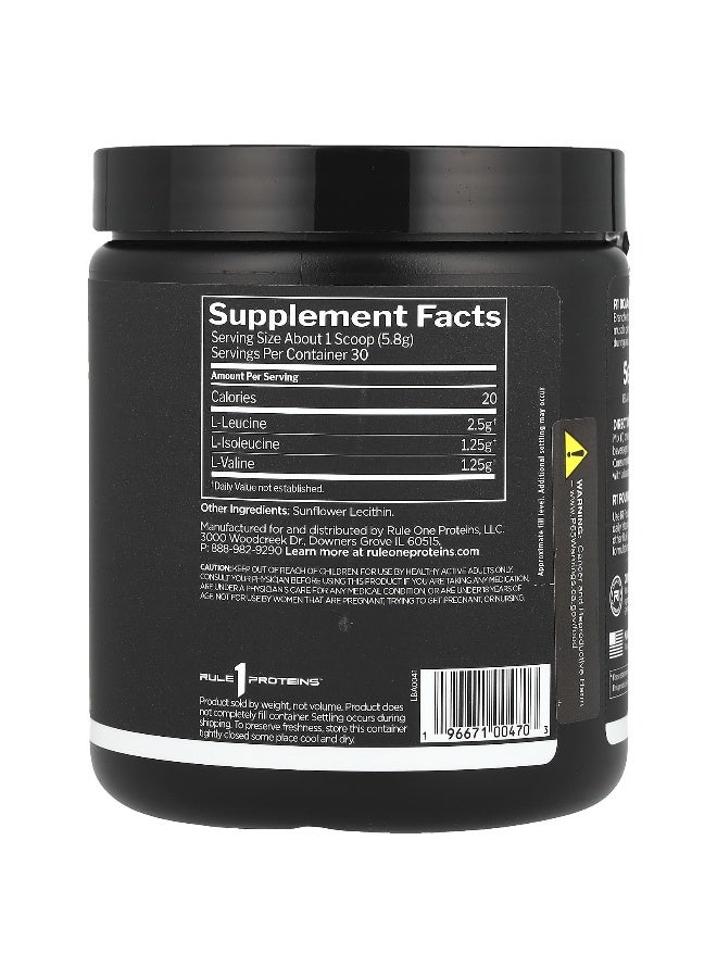 Rule One Proteins بروتينات رول ون، BCAA، بدون نكهة، 6.14 أونصة (174 غرام) - Image 2
