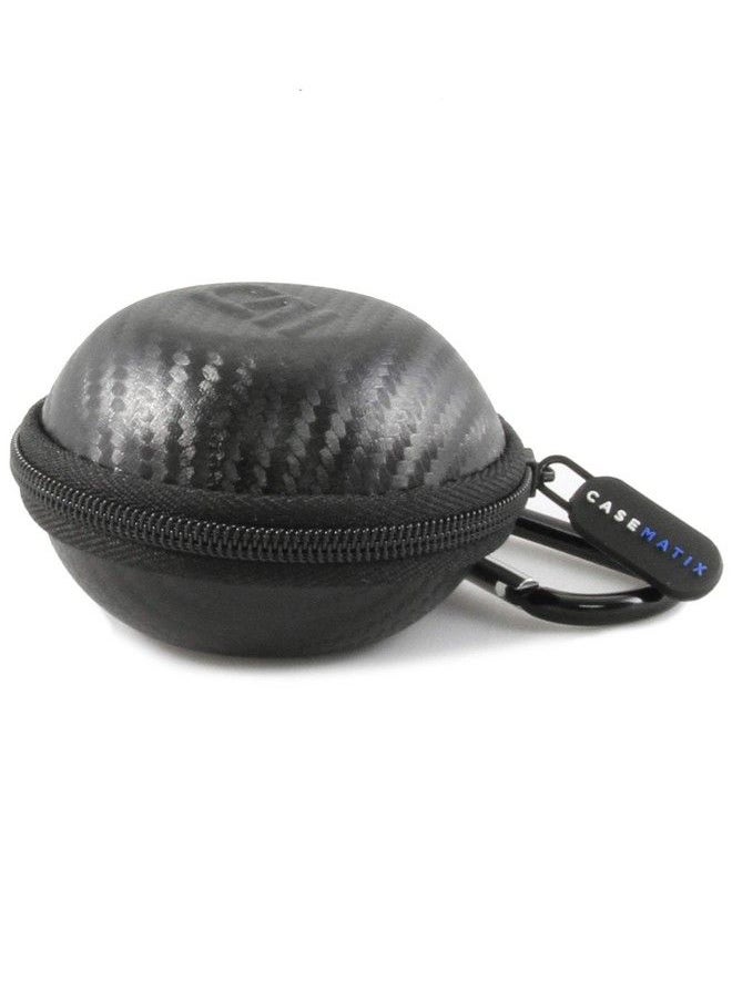 Hard Shell Travel Case Compatible With 100 Sided Dice D100 Dice With Nonscratch Interior Foam Pad And Metal Carabiner 3" Compact Case Fits One Hundred Sided Dice Case Only