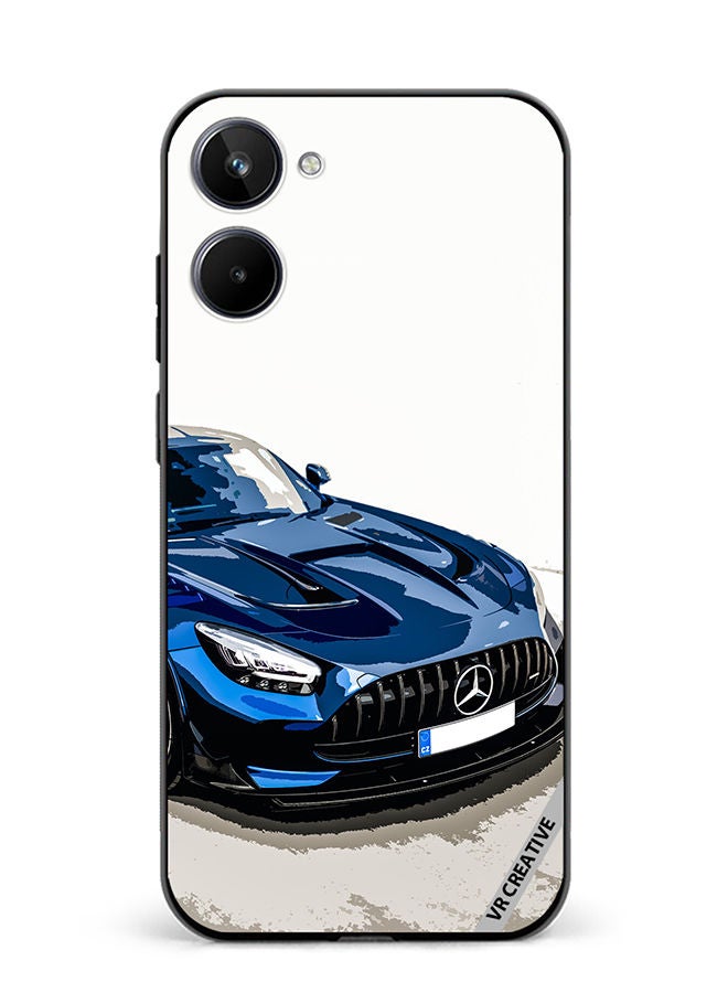 VR CREATIVE Protective Case Cover For Realme 10 Mercedes Design Multicolour - Image 1