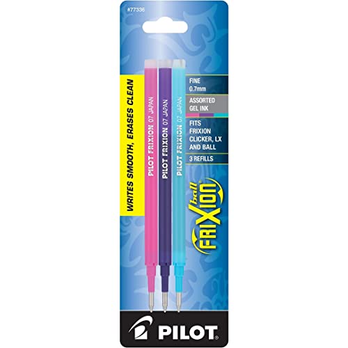 Pilot Refills for Frixion Erasable Gel Ink Pens, Fashion Assorted, Pack of 9 (77336) - Image 2