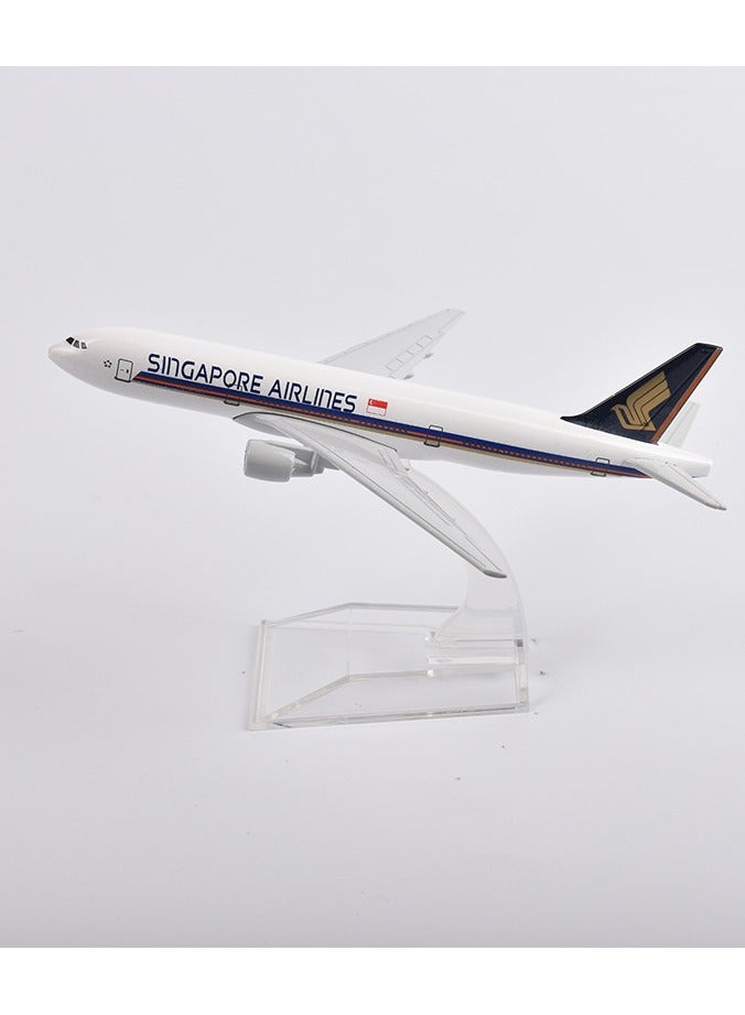 general Singapore Airlines Boeing Alloy Die-Cast Simulation Airplane Model Gift for Collection and Display Can Be Given to Family and Friends - Image 3