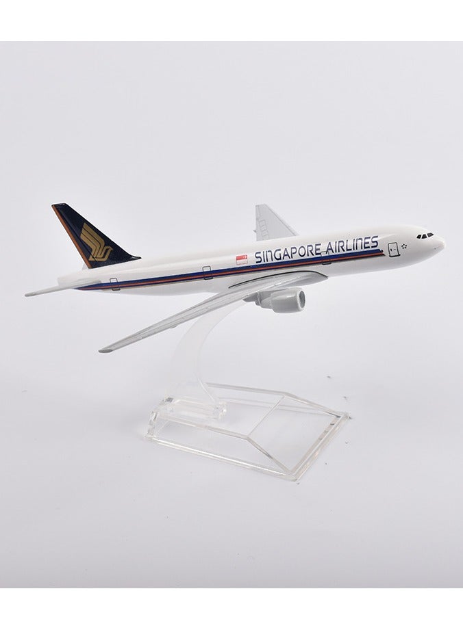 general Singapore Airlines Boeing Alloy Die-Cast Simulation Airplane Model Gift for Collection and Display Can Be Given to Family and Friends - Image 2