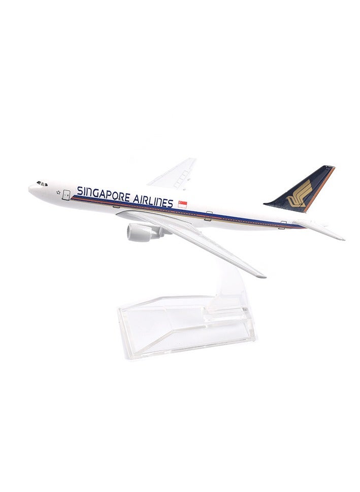 general Singapore Airlines Boeing Alloy Die-Cast Simulation Airplane Model Gift for Collection and Display Can Be Given to Family and Friends - Image 1