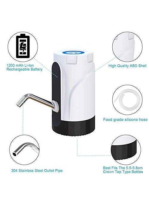 Kmart KHODIYAR Automatic Wireless Water Can Dispenser Pump with Rechargeable Battery for 20 Litre Bottle  - Image 4